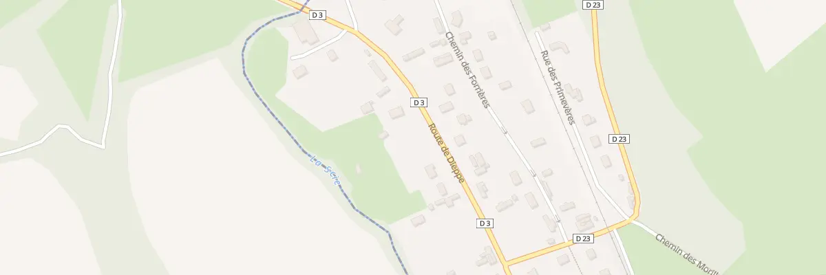 Plan du 66 Rte de Dieppe à Anneville-sur-Scie