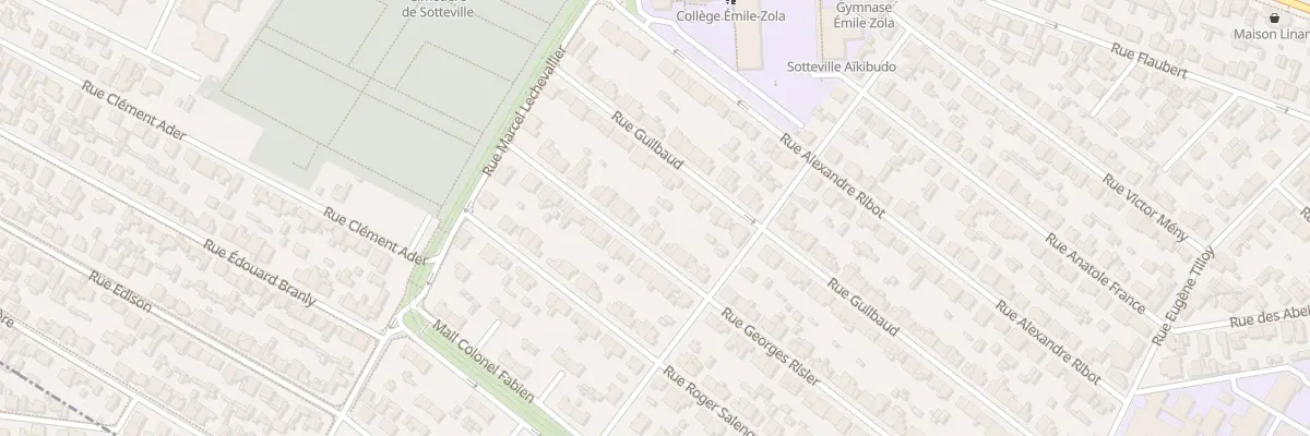 Plan du 64 Rue Georges Risler à Sotteville-lès-Rouen