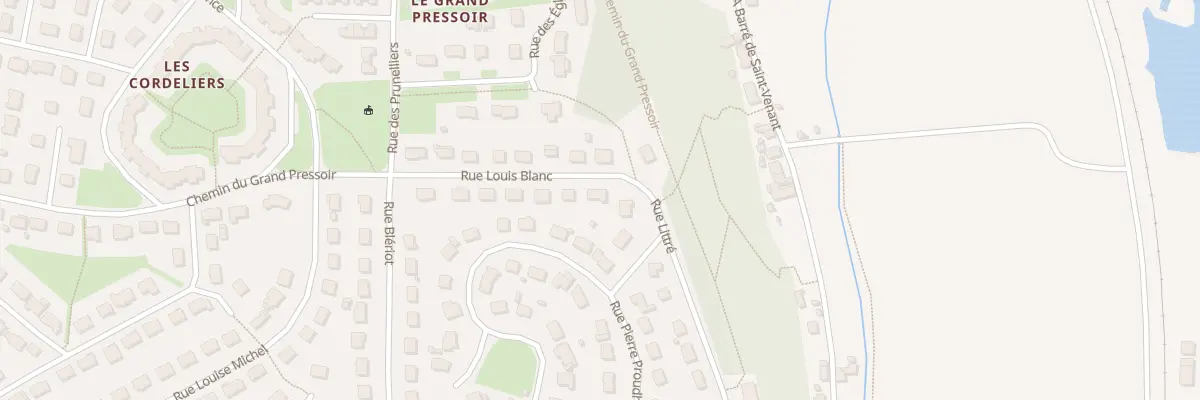 Plan du 1 Rue Louis Blanc à Saint-Ouen