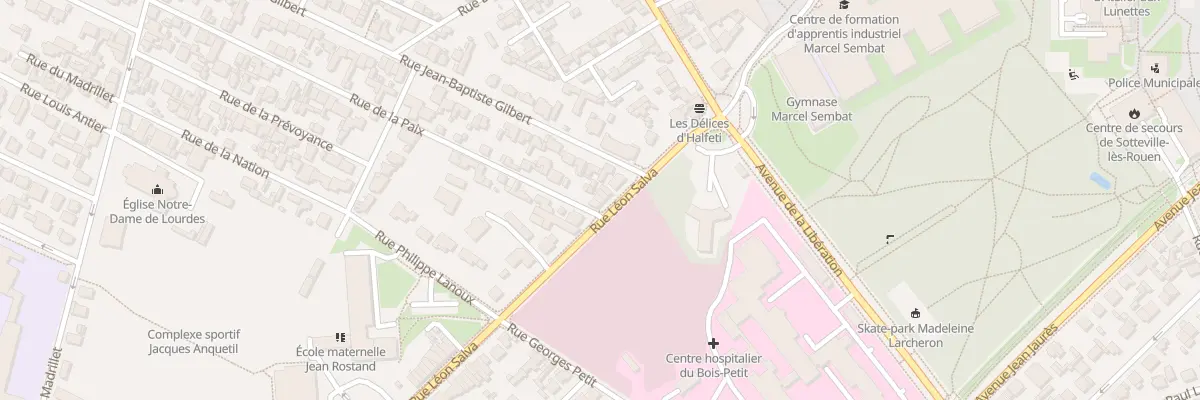 Plan du 158 Rue Leon Salva à Sotteville-lès-Rouen