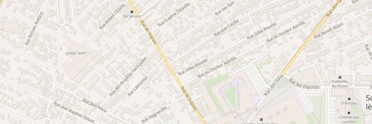 Plan du 175 Rue Jean Cecille à Sotteville-lès-Rouen