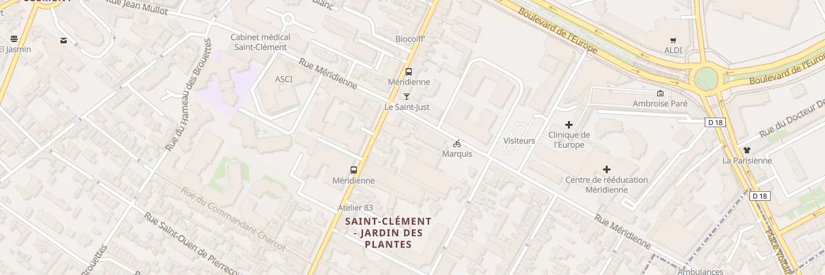 Plan du 91 Rue Méridienne à Rouen