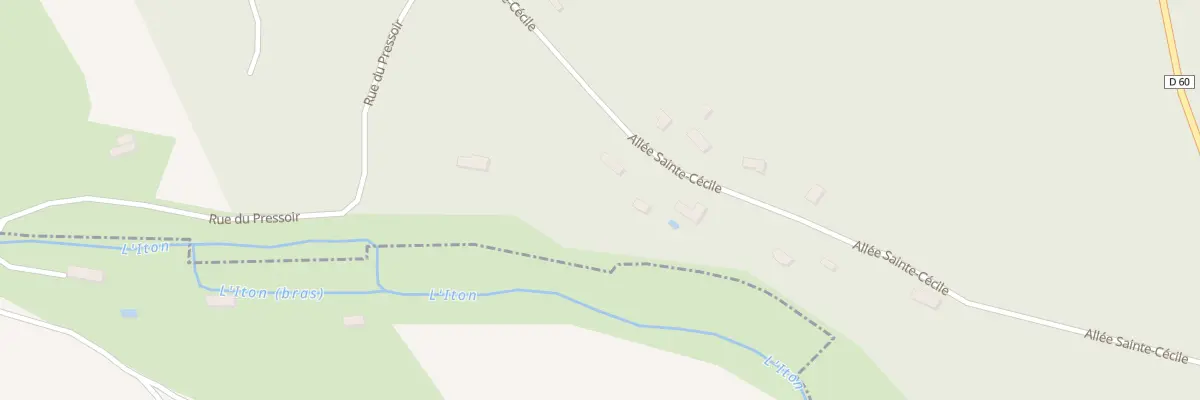 Plan du 8 All Sainte Cecile à Mesnils-sur-Iton