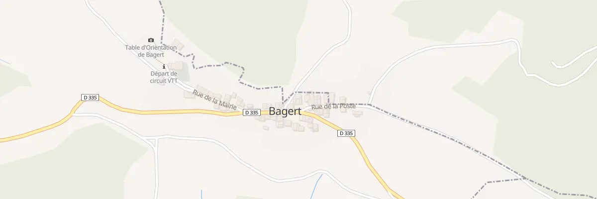 Plan du 30 Bagert à Bagert
