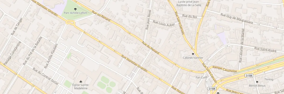 Plan du 53 Rue du Renard à Rouen