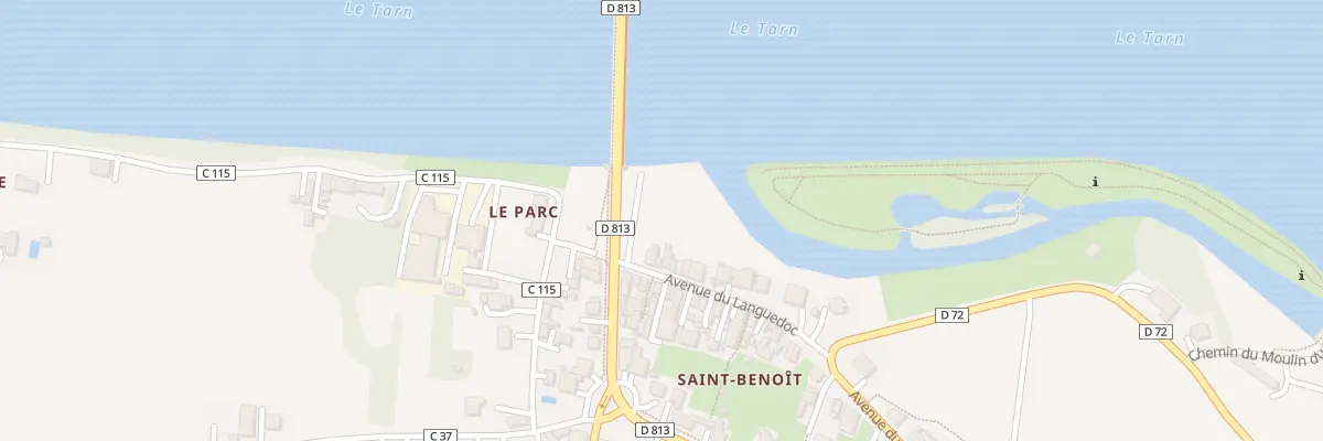 Plan du 3 Av du Languedoc à Moissac