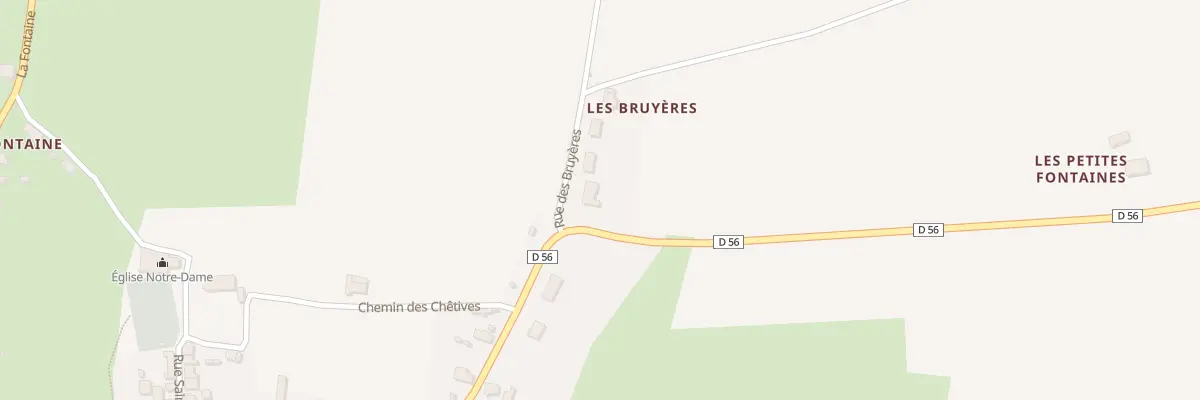 Plan du 2 Rue des Bruyères à Chauvigny-du-Perche