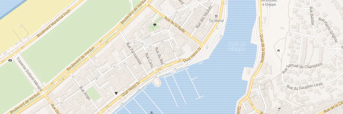 Plan du 113 Quai Henri IV à Dieppe