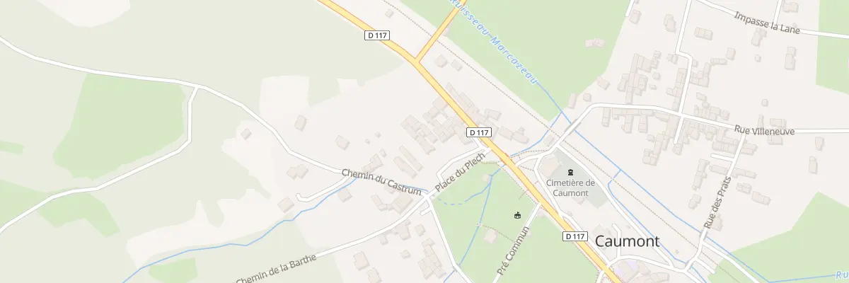Plan du 4 Pl du Plech à Caumont