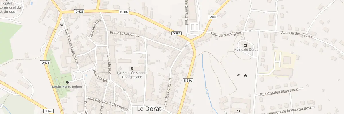 Plan du 31 Rue des Bouchers au Dorat