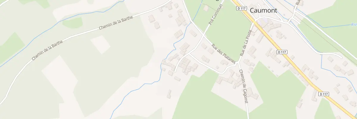 Plan du 4 Che de Mignerme à Caumont