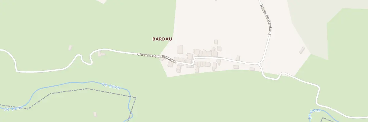 Plan du 141 Bardaou Hameau à Fabas