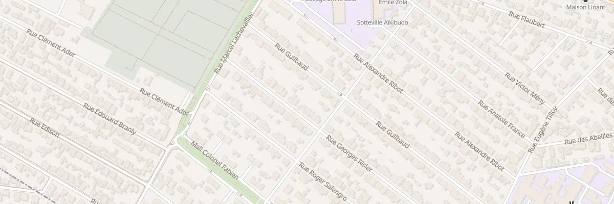 Plan du 60 Rue Georges Risler à Sotteville-lès-Rouen