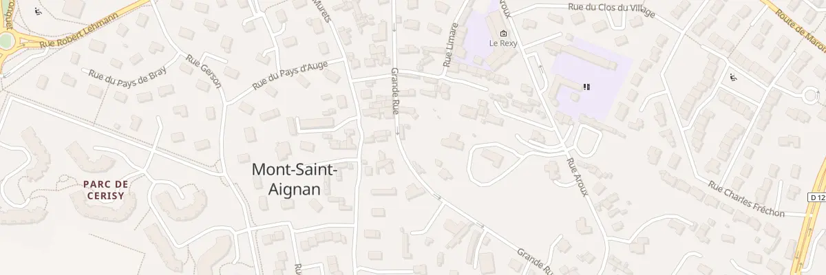 Plan du 38 Grande Rue à Mont-Saint-Aignan
