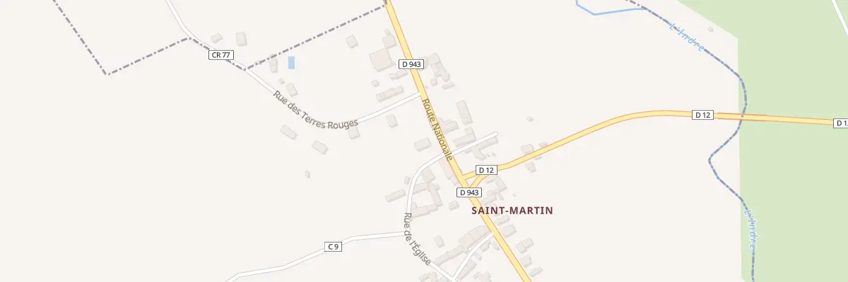 Plan du 9003 Rue de l’Eglise à Bridoré