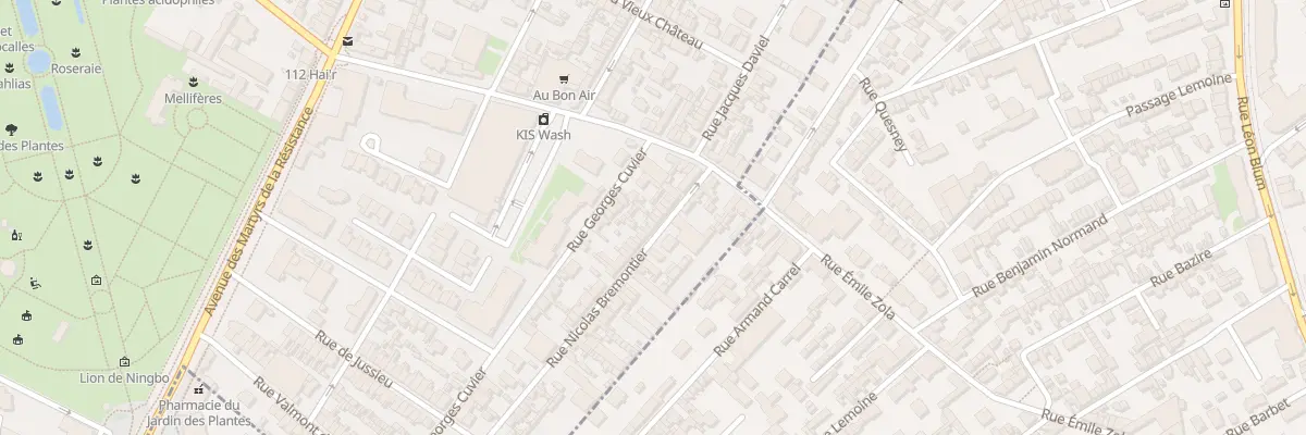 Plan du 14 Rue Bremontier à Rouen