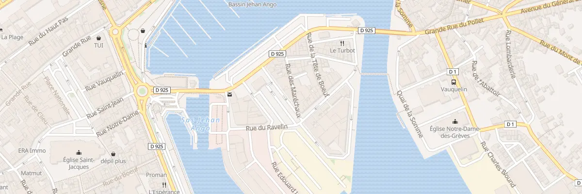 Plan du 10 Rue Pierre Pocholle à Dieppe
