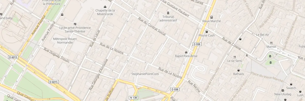 Plan du 24 Rue de le Nostre à Rouen