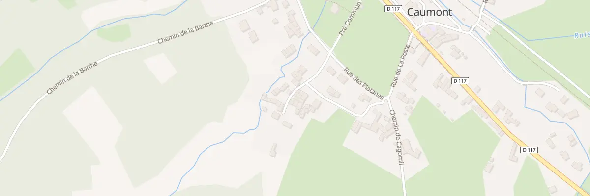 Plan du 1 Che de Mignerme à Caumont