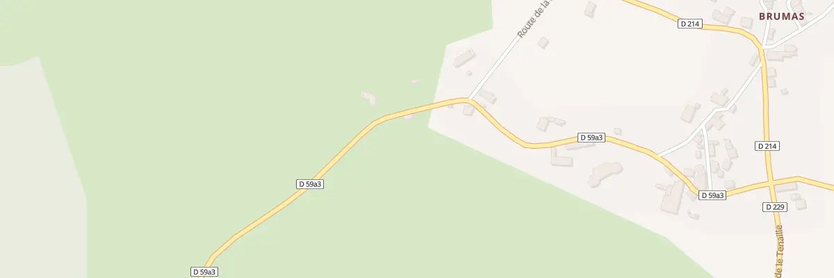Plan du 6 Rte de Lastours à Bussière-Galant