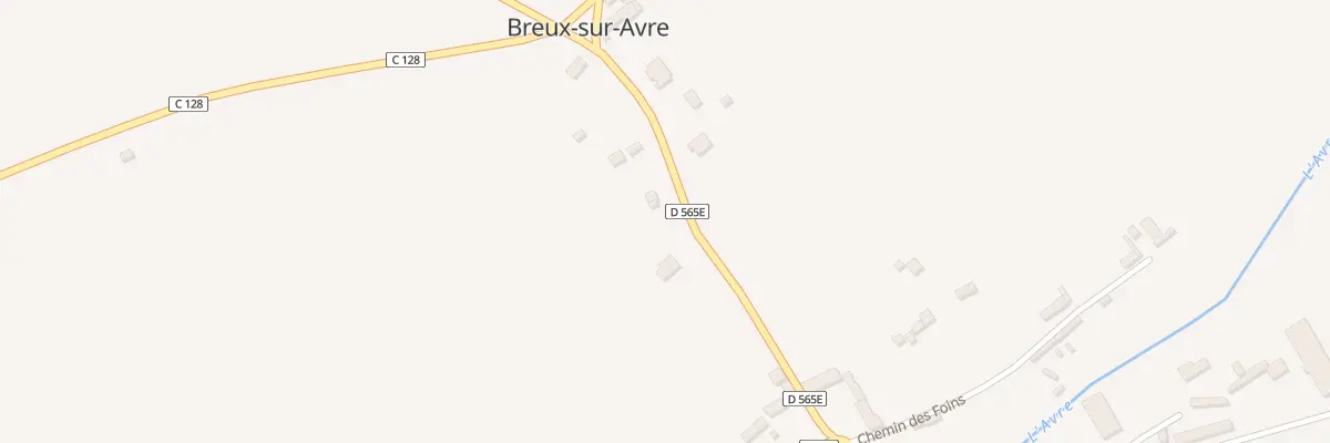 Plan du 26 Breux à Breux-sur-Avre