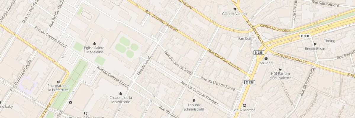 Plan du 32B Rue du Lieu de Santé à Rouen