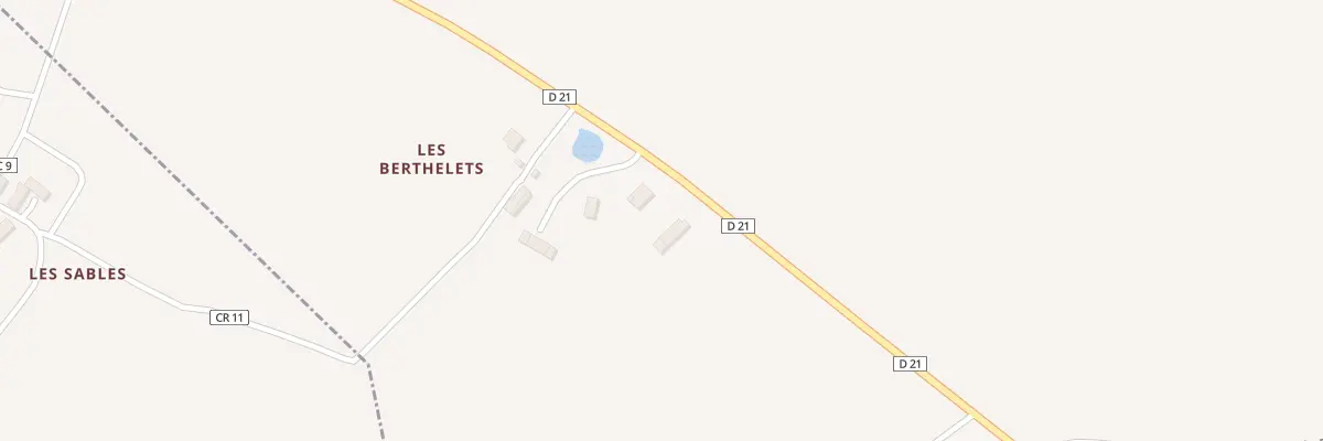Plan du 5063 Les Berthelets à Cléré-du-Bois