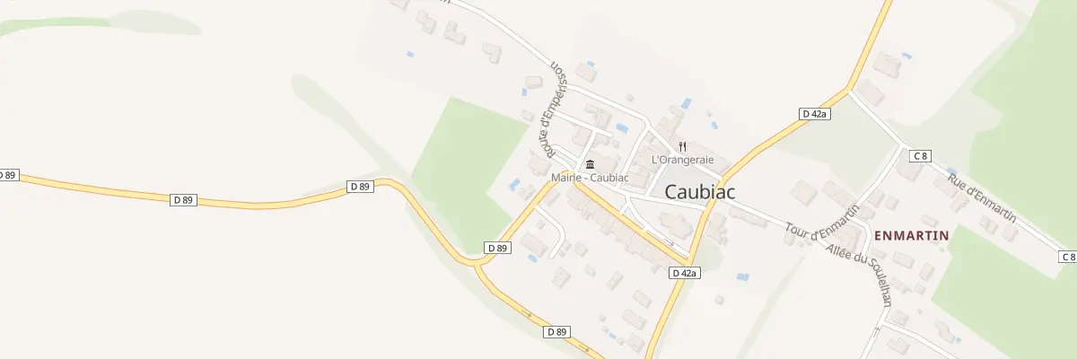 Plan du 1 Rte d’Empérisson à Caubiac