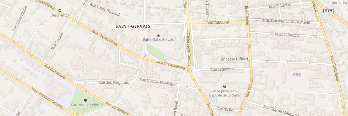Plan du 2 Rue Chasselievre à Rouen
