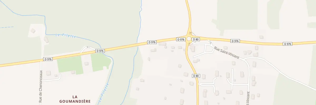 Plan du 13 Rte de Tours à Francueil