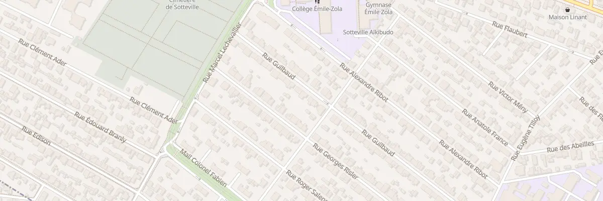 Plan du 57 Rue Guilbaud à Sotteville-lès-Rouen