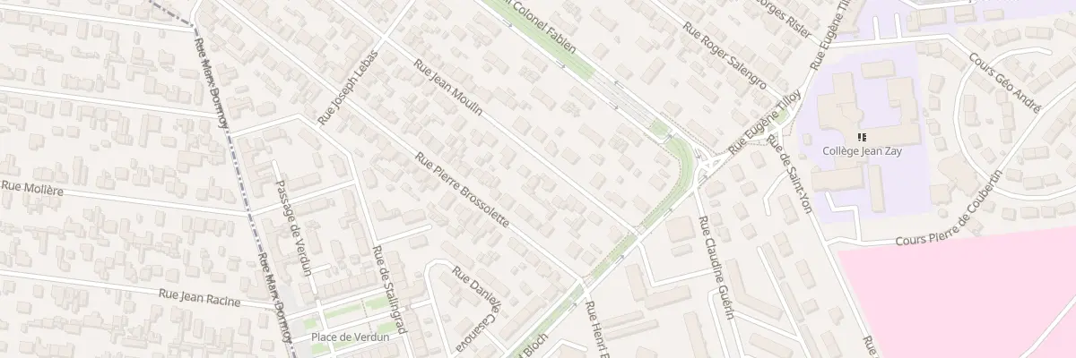 Plan du 50 Rue Jean Moulin à Sotteville-lès-Rouen
