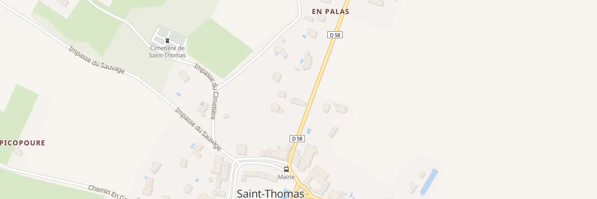 Plan du 82 Village à Saint-Thomas