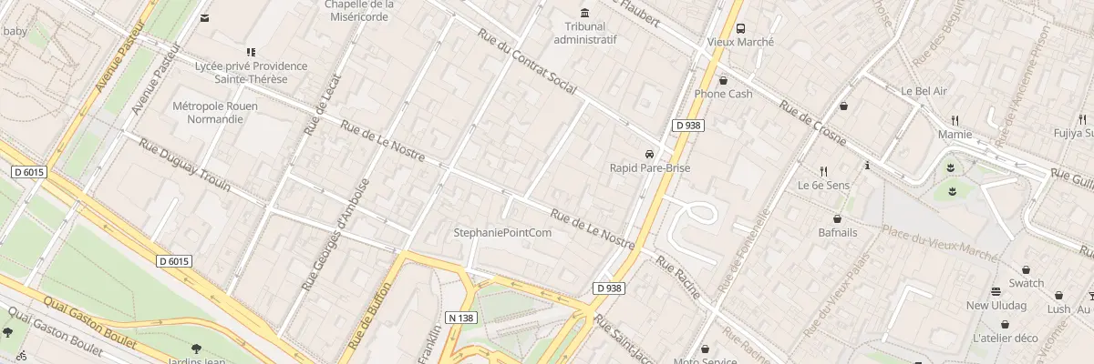 Plan du 16 Rue de le Nostre à Rouen
