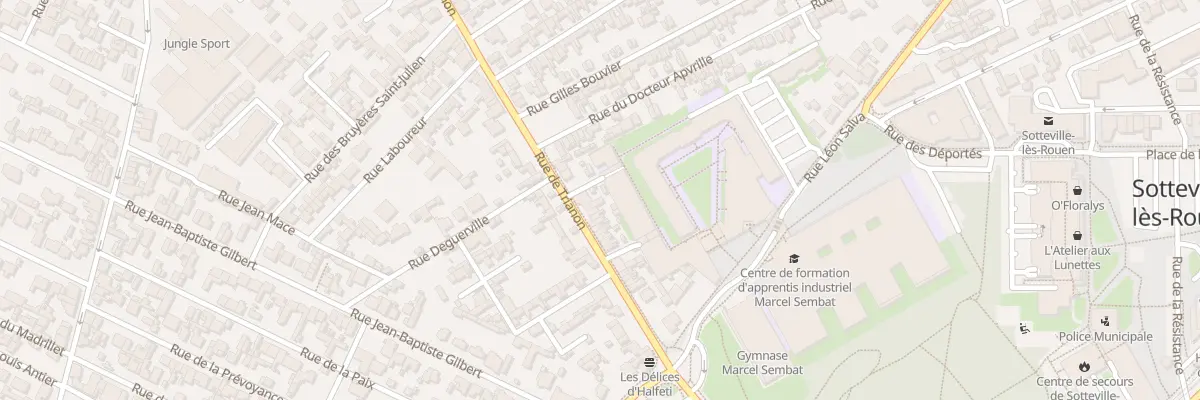 Plan du 107 Rue de Trianon à Sotteville-lès-Rouen