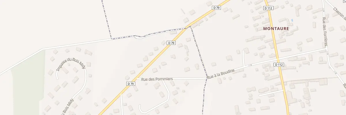 Plan du 23 Cote de Montaure à La Haye-Malherbe