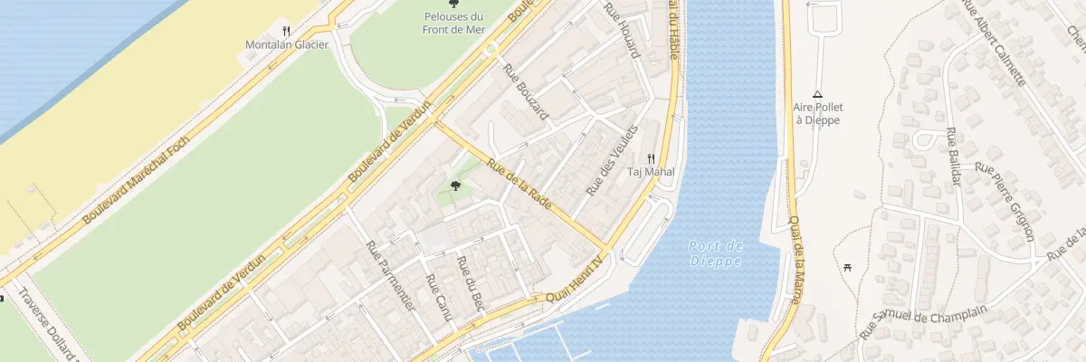 Plan du 3 Rue des Cordiers à Dieppe