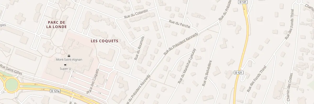 Plan du 11 Rue du Pdt Kennedy à Mont-Saint-Aignan