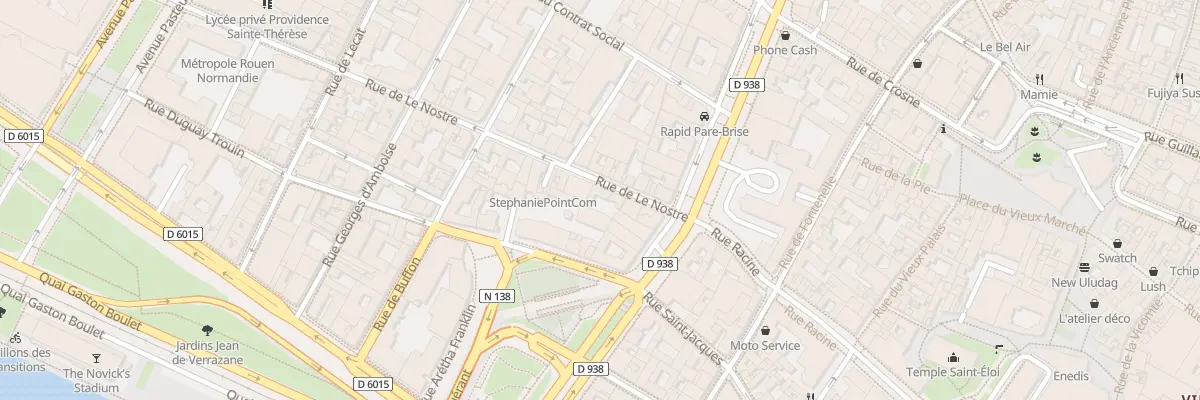 Plan du 7 Rue de le Nostre à Rouen
