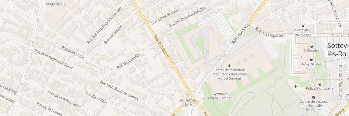 Plan du 117 Rue de Trianon à Sotteville-lès-Rouen