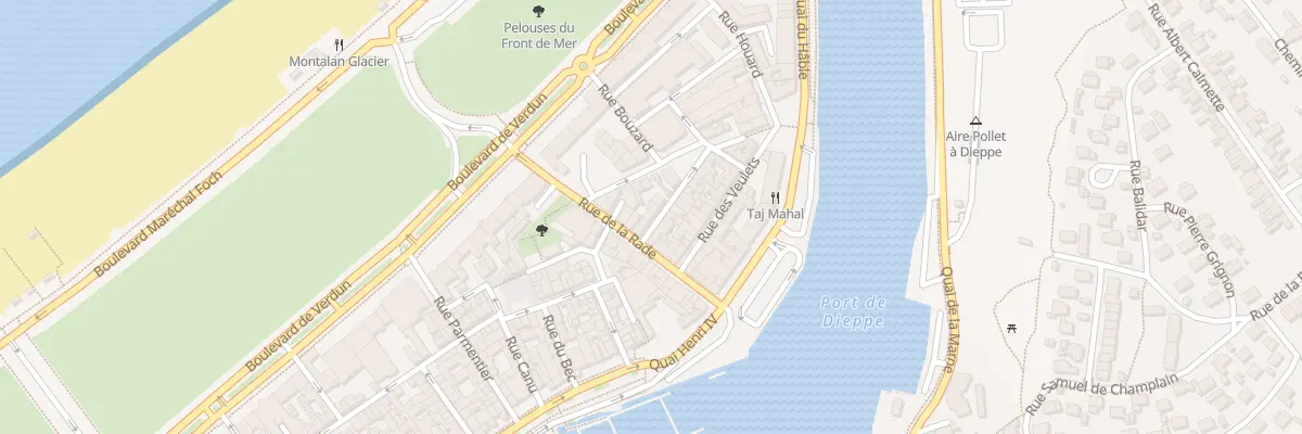 Plan du 5 Rue des Cordiers à Dieppe