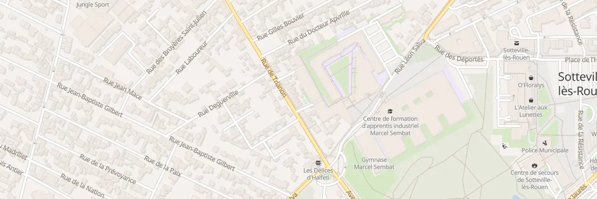Plan du 119 Rue de Trianon à Sotteville-lès-Rouen