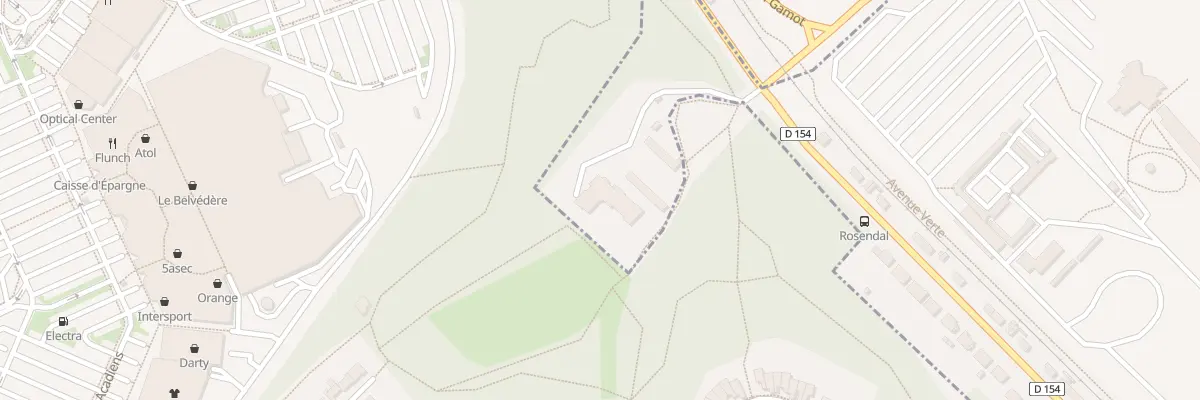 Plan de Res Rosendal à Rouxmesnil-Bouteilles