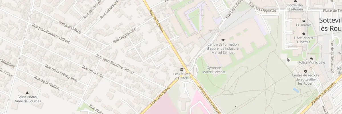 Plan du 118 Rue de Trianon à Sotteville-lès-Rouen