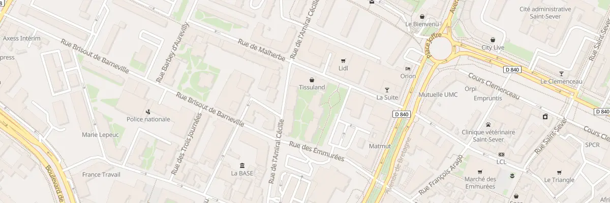 Plan du 19 Rue Amiral Cecille à Rouen