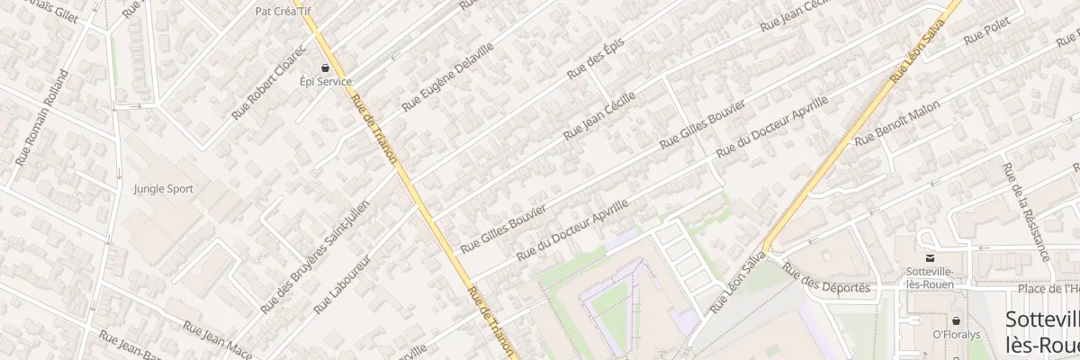 Plan du 163 Rue Jean Cecille à Sotteville-lès-Rouen