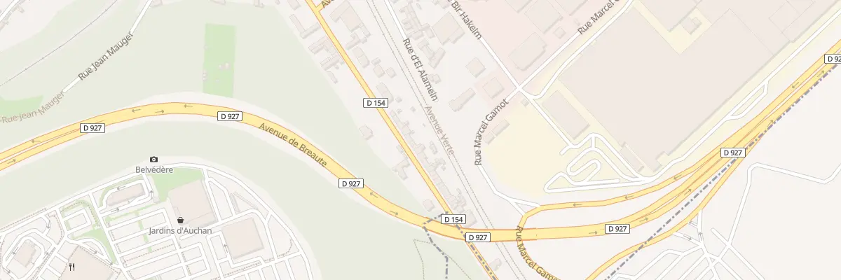 Plan du 254 Rue Gal Chanzy à Dieppe