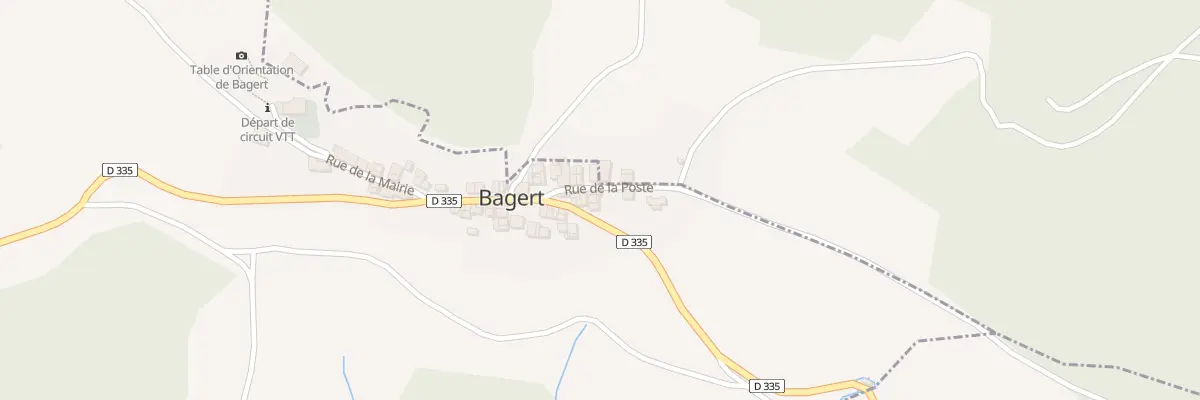 Plan du 23 Bagert à Bagert