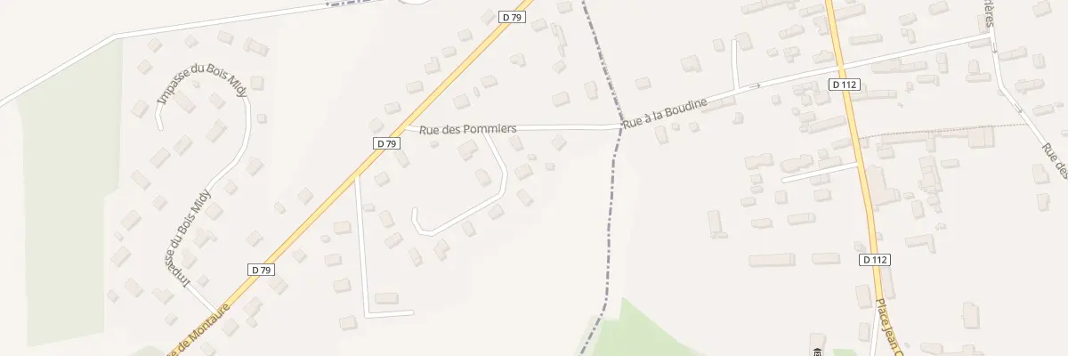 Plan du 25 Imp des Pommiers à La Haye-Malherbe