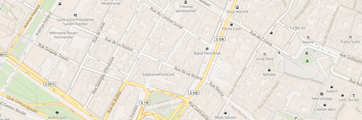 Plan du 10 Rue de le Nostre à Rouen